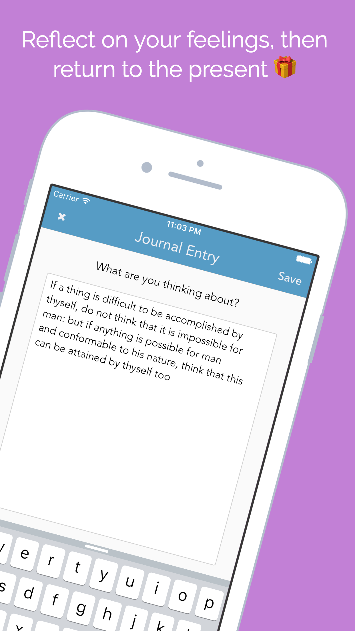 Emojion Journal screenshot